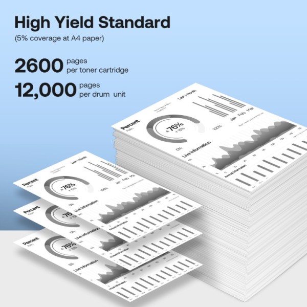 WOEBYAS TN450 Toner Cartridge DR420 Drum Unit Replacement for Brother TN450 TN-450 TN420 DR-420 work with HL-2270DW HL-2280DW HL-2230 MFC-7860DW Intellifax 2840 2940 (2 Toner +1 Drum,3 Pack)