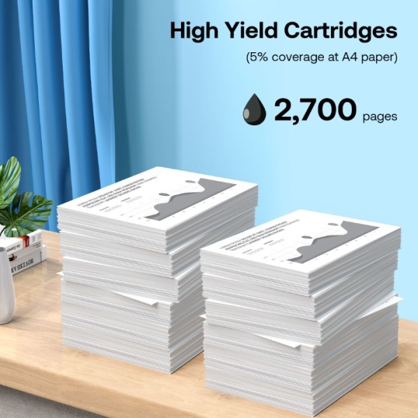 WOEBYAS 80A Toner Cartridge Black High Yield Compatible for HP 80A CF280X CF280A 80X use with HP Laserjet Pro 400 M410 M401D M401A M401N M401 Printer (Black, 4-Pack)