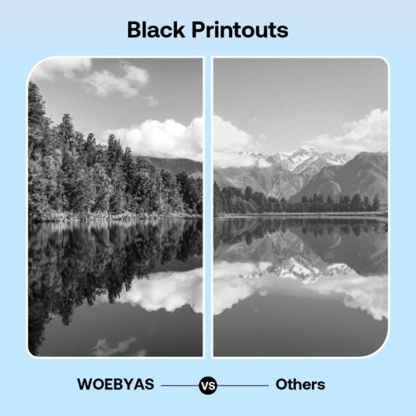 WOEBYAS 80A Toner Cartridge Black High Yield Compatible for HP 80A CF280X CF280A 80X use with HP Laserjet Pro 400 M410 M401D M401A M401N M401 Printer (Black, 4-Pack)