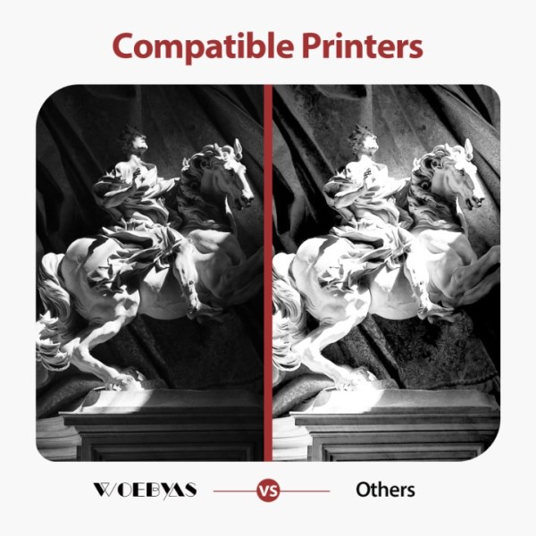 WOEBYAS 137 Compatible Toner Cartridge Replacement for Canon 137 Black Toner Cartridge, Work with Canon ImageClass D570, MF236n, MF216N, MF227dw, MF242dw, MF240, MF230, MF216n, MF236n, MF227dw (Black, 4-Pack)